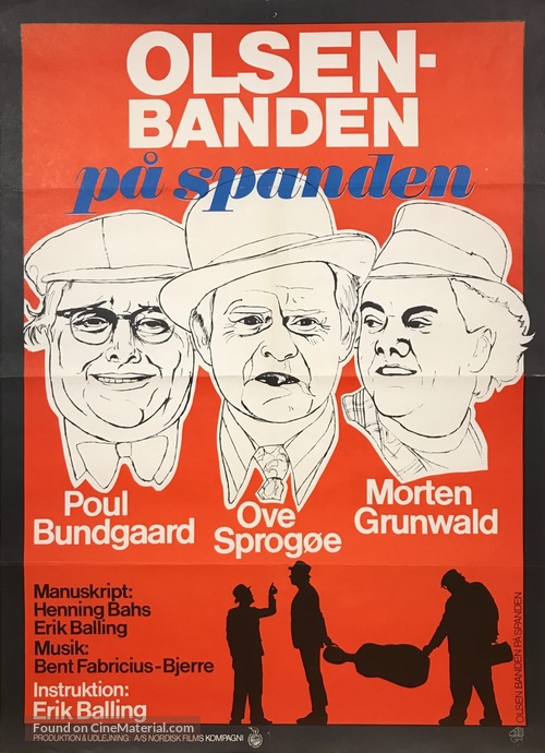 Olsen-banden p&aring; spanden - Danish Movie Poster