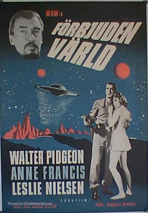 Forbidden Planet - Swedish Movie Poster