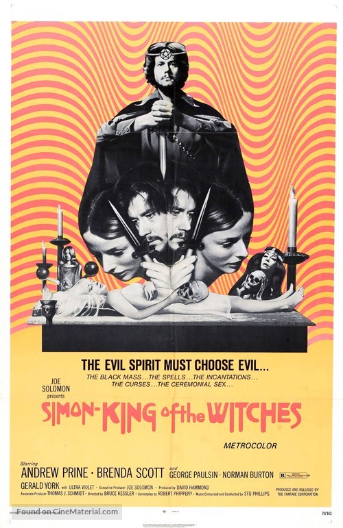 Simon, King of the Witches - Movie Poster