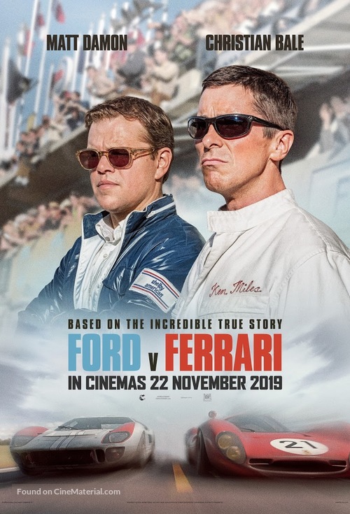 Ford v. Ferrari - South African Movie Poster