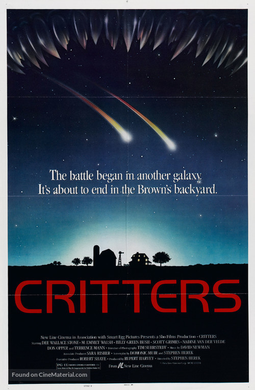 Critters - Theatrical movie poster
