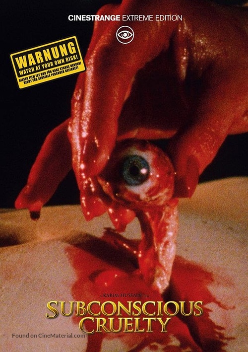 Subconscious Cruelty - Austrian Blu-Ray movie cover