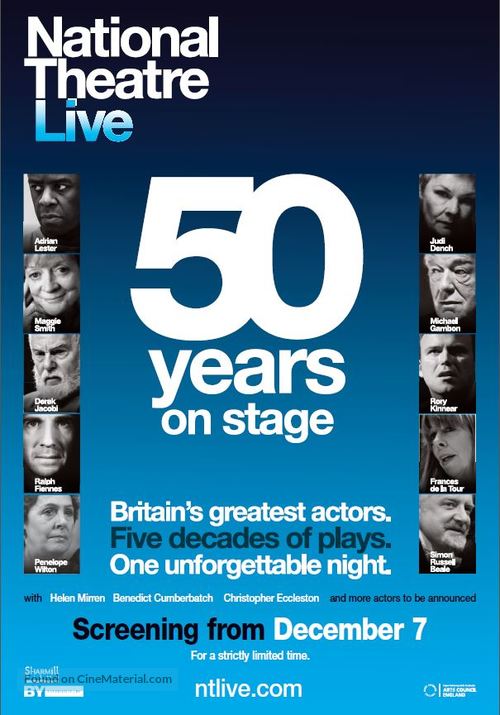 National Theatre Live: 50 Years on Stage - British Movie Poster