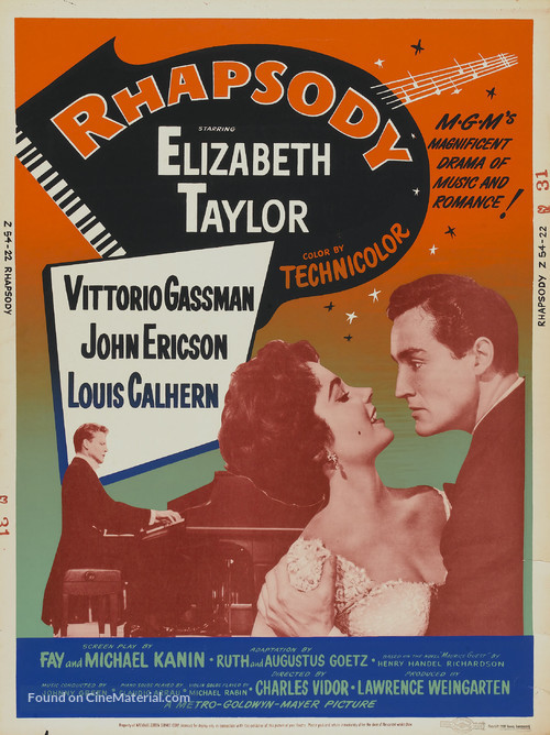 Rhapsody - Movie Poster