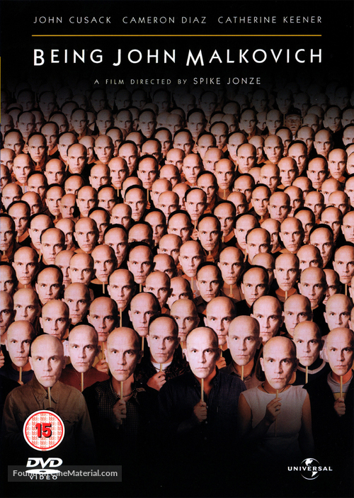 Being John Malkovich - British DVD movie cover