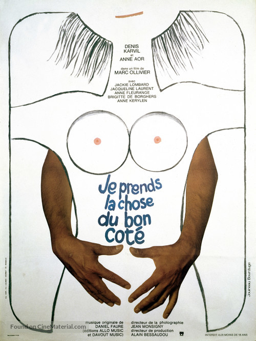 Je prends la chose... du bon c&ocirc;t&eacute;! - French Movie Poster