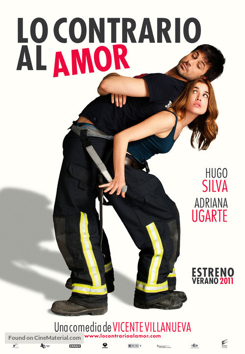 Lo contrario al amor - Spanish Movie Poster