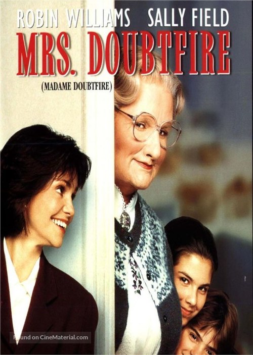 Mrs. Doubtfire - Belgian Movie Cover