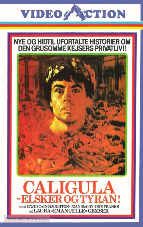 Caligola: La storia mai raccontata - Danish VHS movie cover