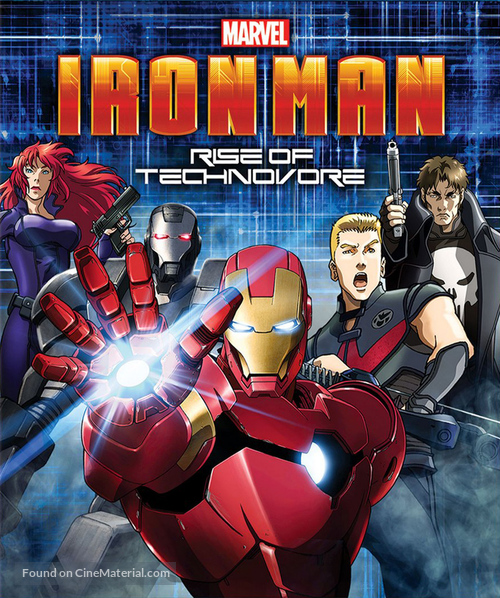 Iron Man: Rise of Technovore - Blu-Ray movie cover