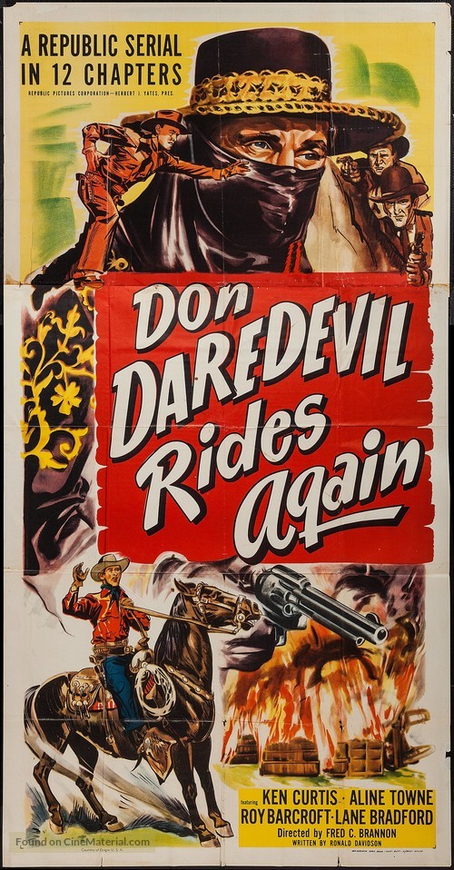 Don Daredevil Rides Again - Movie Poster