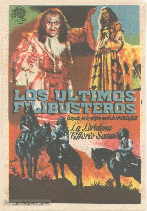 Gli ultimi filibustieri - Spanish Movie Poster