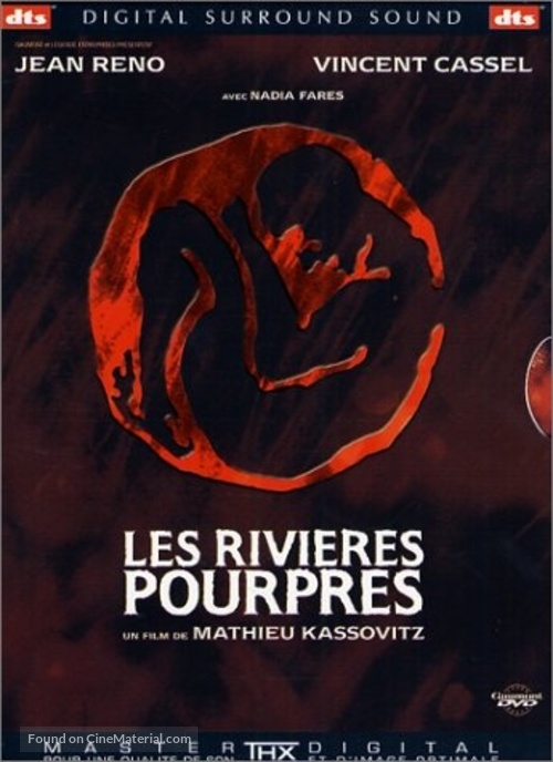 Les rivi&egrave;res pourpres - French DVD movie cover