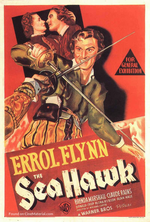 The Sea Hawk - Australian Movie Poster