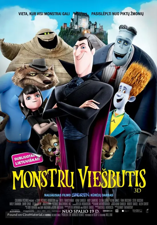 Hotel Transylvania - Lithuanian Movie Poster