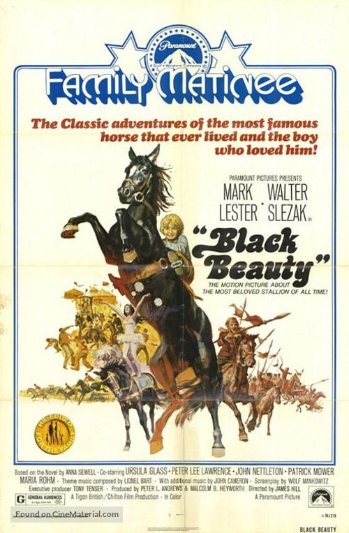 Black Beauty - Movie Poster