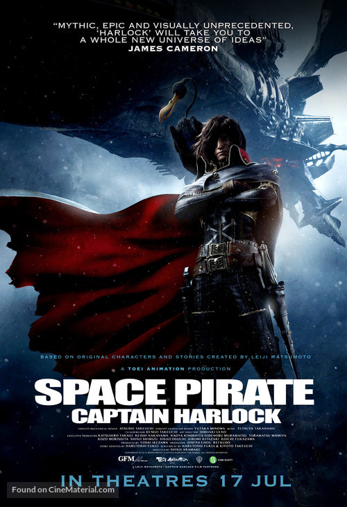Space Pirate Captain Harlock - Movie Poster
