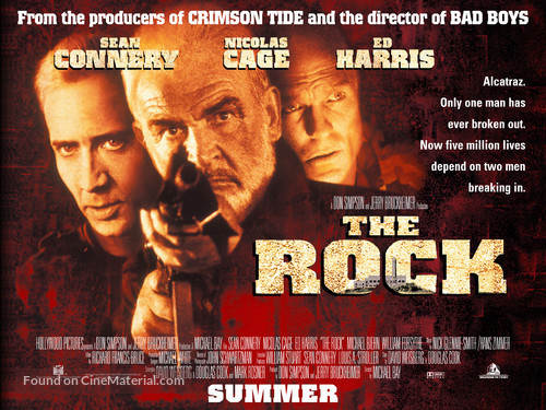 The Rock - British Movie Poster