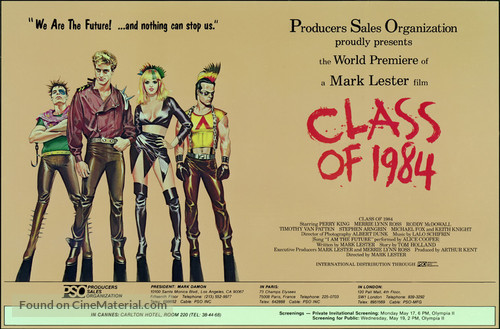 Class of 1984 - poster