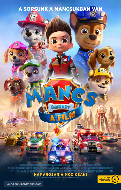 Paw Patrol: The Movie - Hungarian Movie Poster