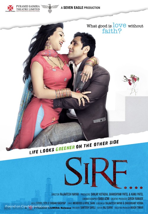 Sirf....: Life Looks Greener on the Other Side - Indian Movie Poster