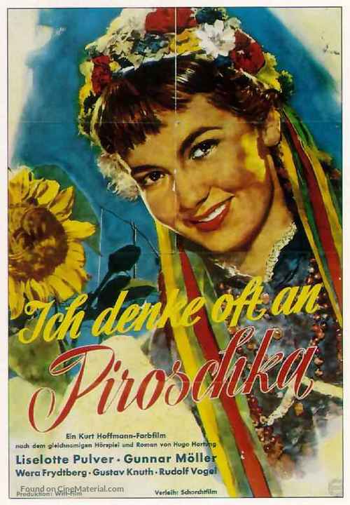 Ich denke oft an Piroschka - German Movie Poster