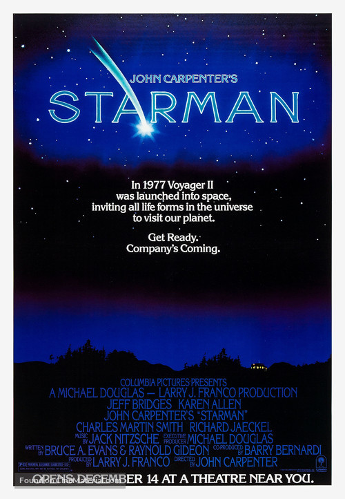 Starman - Advance movie poster