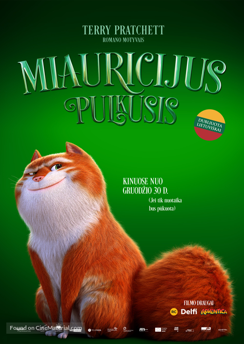 The Amazing Maurice - Lithuanian Movie Poster