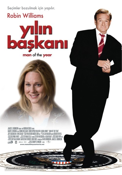 Man of the Year - Turkish DVD movie cover