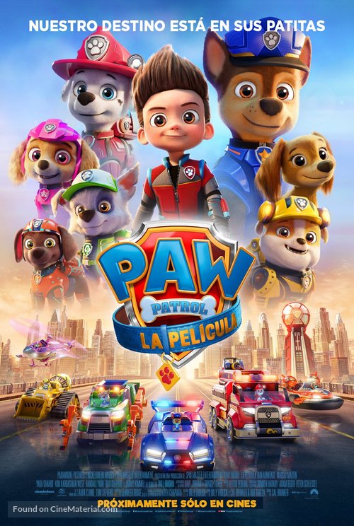 Paw Patrol: The Movie - Chilean Movie Poster