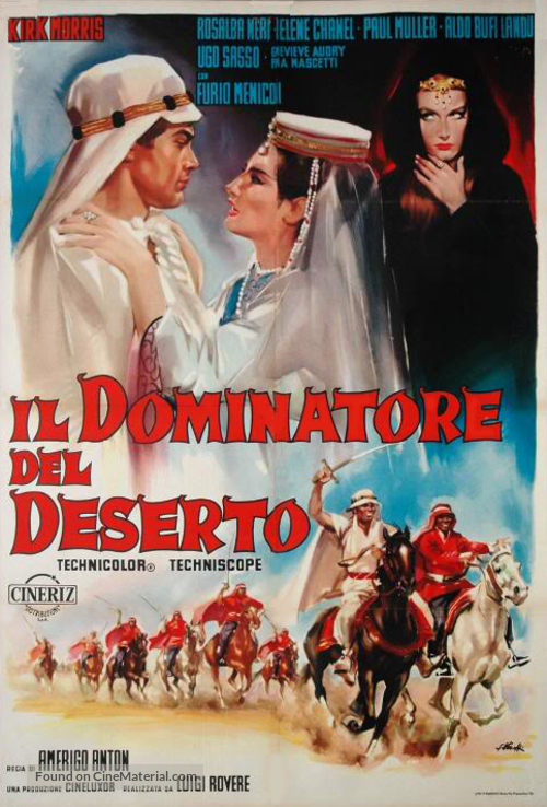 Il dominatore del deserto - Italian Movie Poster