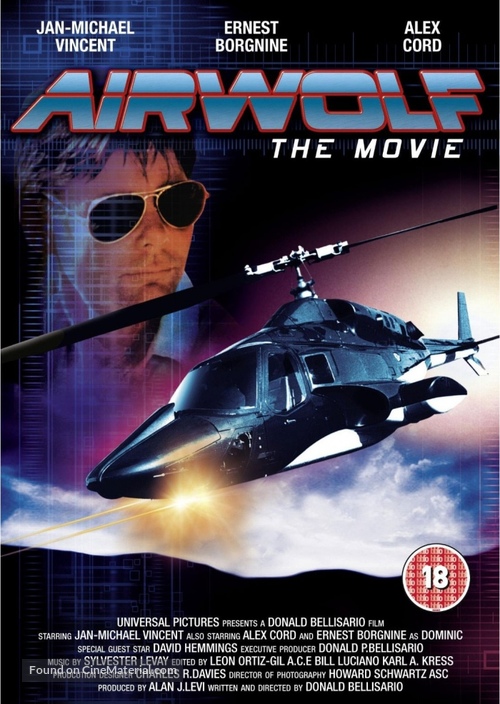 Airwolf - British DVD movie cover