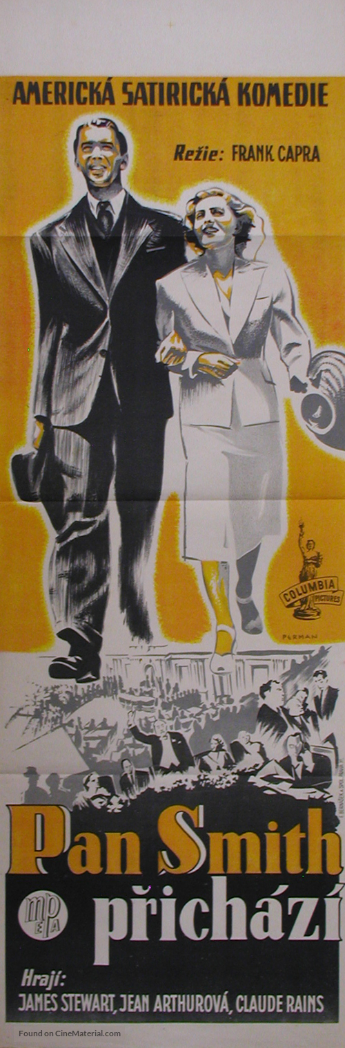 Mr. Smith Goes to Washington - Czech Movie Poster