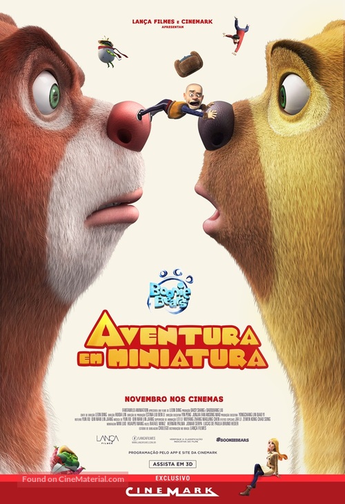Boonie Bears: The Big Shrink - Brazilian Movie Poster
