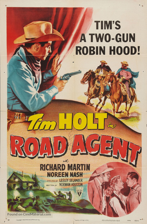 Road Agent - Movie Poster