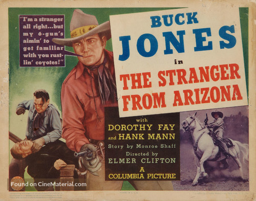 The Stranger from Arizona - Movie Poster