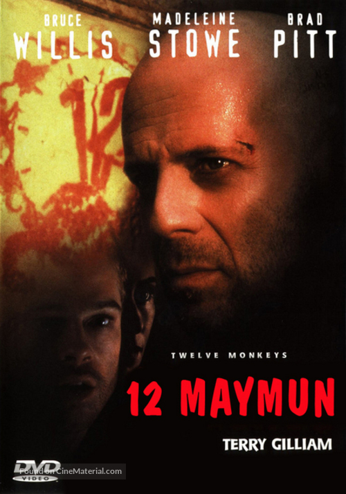 Twelve Monkeys - Turkish DVD movie cover