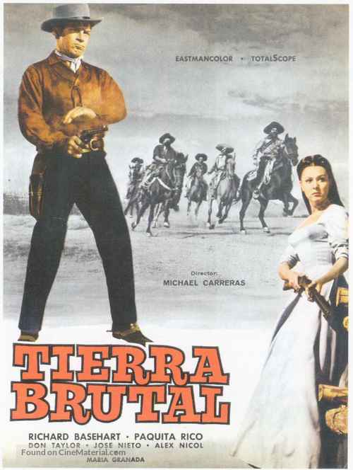 Tierra brutal - Spanish Movie Poster