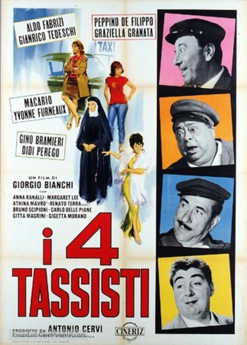 I quattro tassisti - Italian Movie Poster