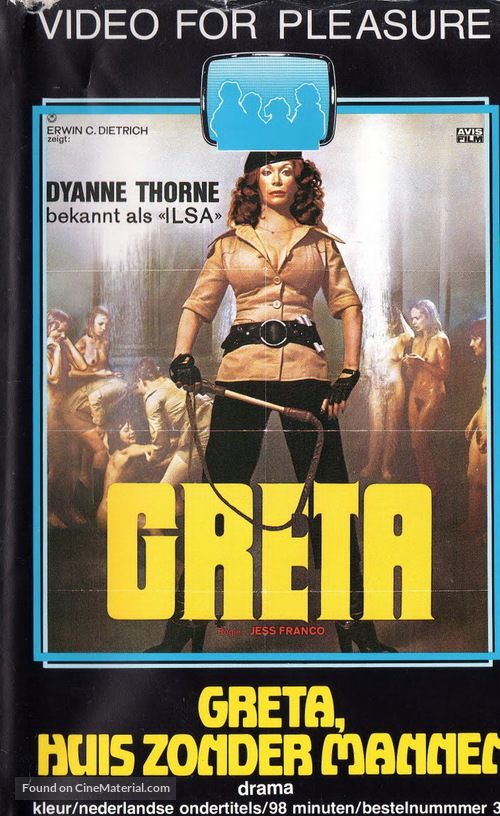 Greta - Haus ohne M&auml;nner - Dutch VHS movie cover