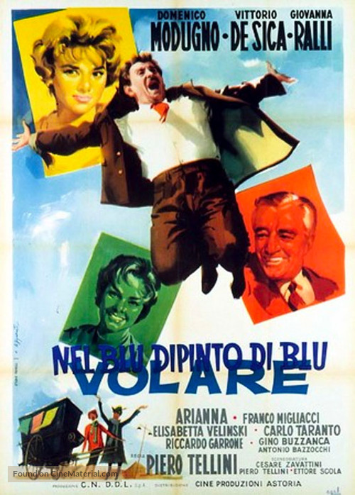 Nel blu dipinto di blu - Italian Movie Poster