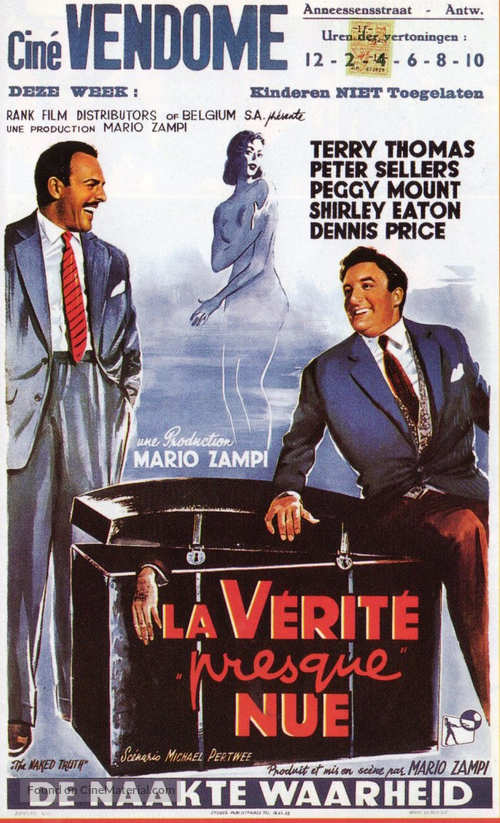 The Naked Truth - Belgian Movie Poster