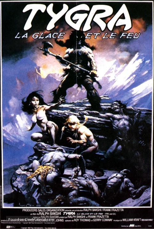 Fire and Ice - French Movie Poster