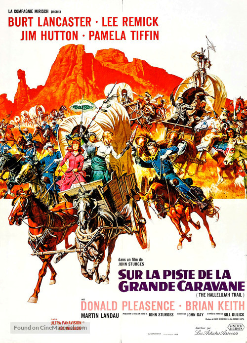The Hallelujah Trail - French Movie Poster