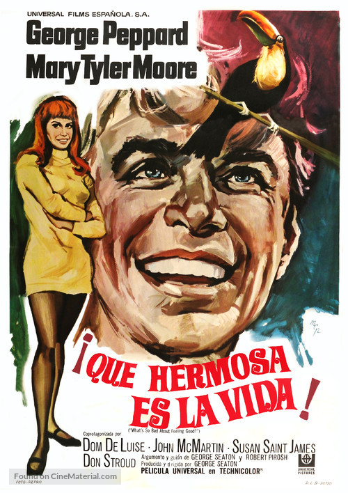 What&#039;s So Bad About Feeling Good? - Spanish Movie Poster