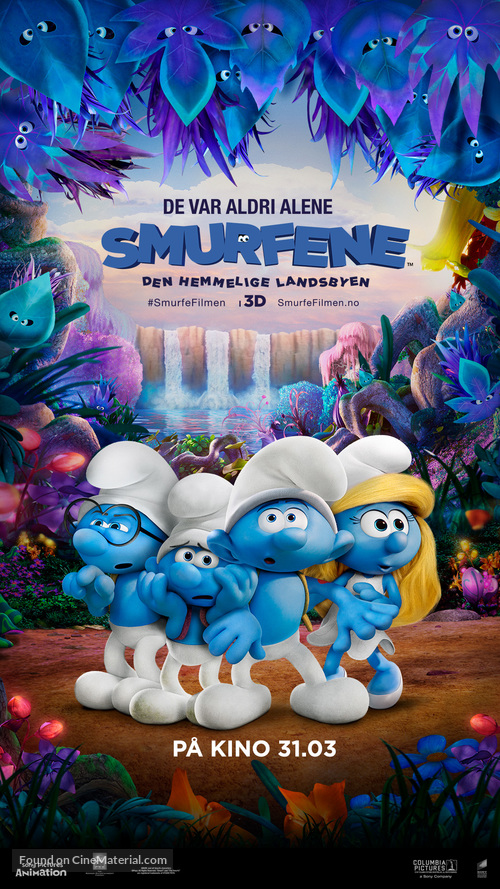 Smurfs: The Lost Village - Norwegian Movie Poster