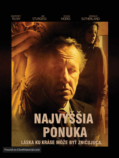 La migliore offerta - Slovak Movie Poster