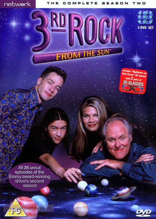 &quot;3rd Rock from the Sun&quot; - British DVD movie cover