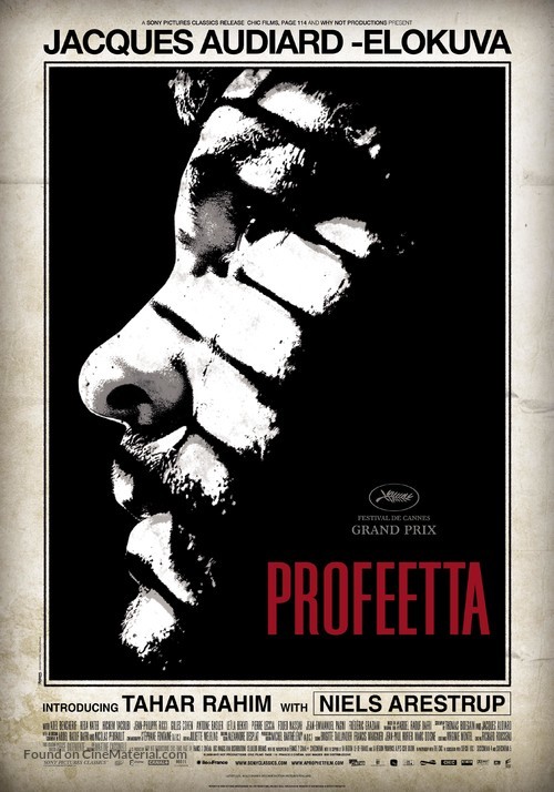 Un proph&egrave;te - Finnish Movie Poster
