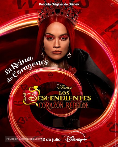 Descendants: The Rise of Red - Spanish Movie Poster